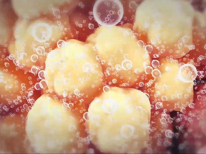 Photo Illustrating the UltraShape Power ability to Breakdown Fat Cells Without Affecting Surrounding Areas Photo of illustrating alterations of acoustic pressures, causing the implosion of bubbles, resulting in the breakdown of fat cells during UltraShape Power treatments.
